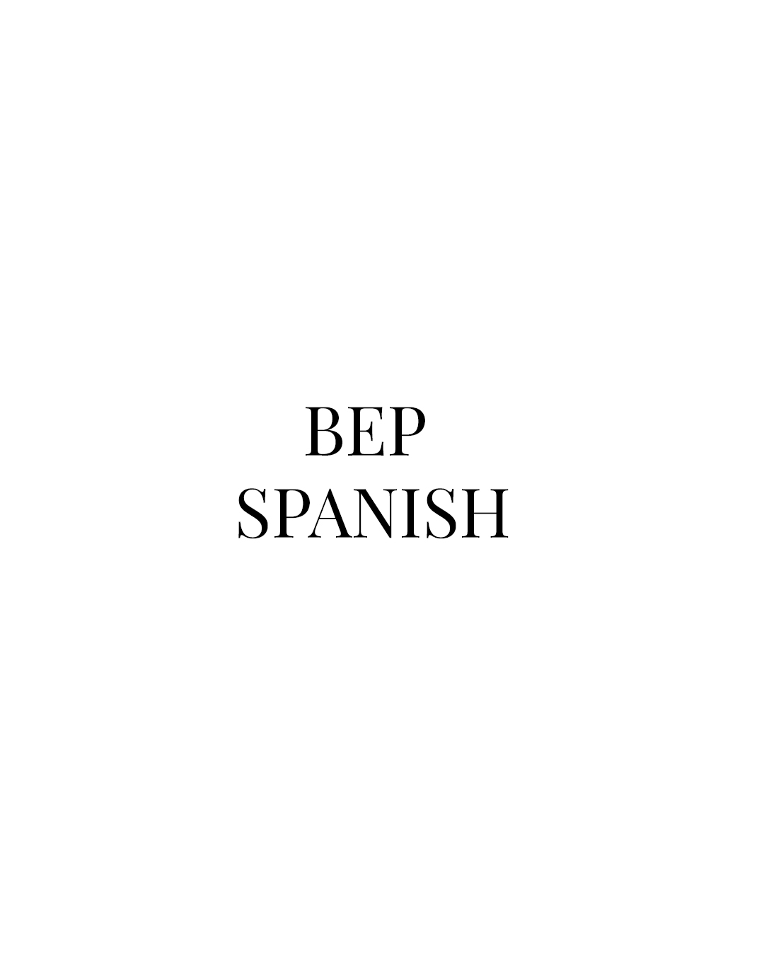 BEP Spanish